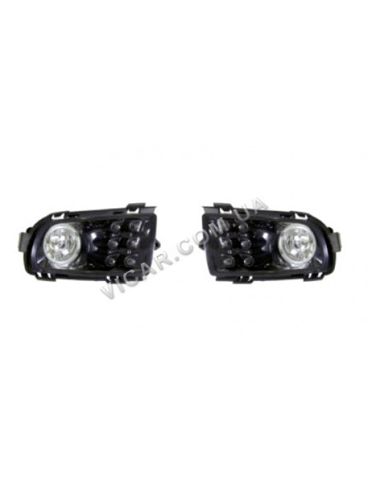 Противотуманные фары с led габаритами Mazda 6 (05-07)